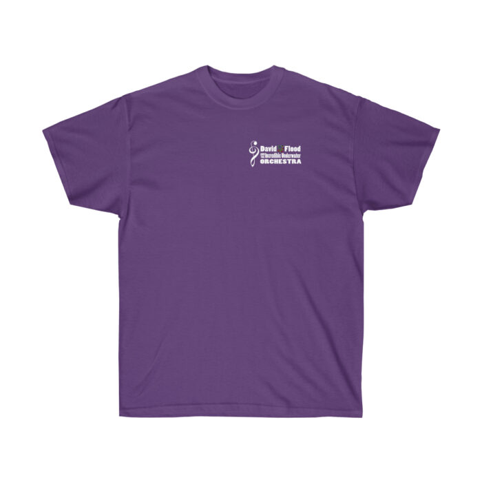 Design #2 - Purple David with Psychedelic Glasses (design on back of shirt, logo on front breast) - Image 11