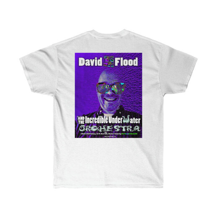 Design #2 - Purple David with Psychedelic Glasses (design on back of shirt, logo on front breast) - Image 4