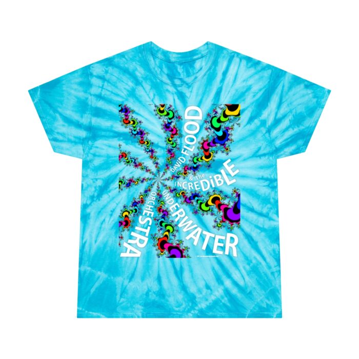 Tie-Dye David Flood & The Incredible Underwater Orchestra Diamentia Mandlebot Spiral Design