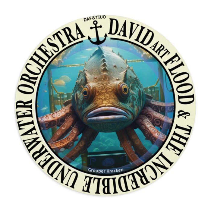 David Art Flood & The Incredible Underwater Orchestra - "The Grouper Kracken" from Birth of A Star  Mouse Pad