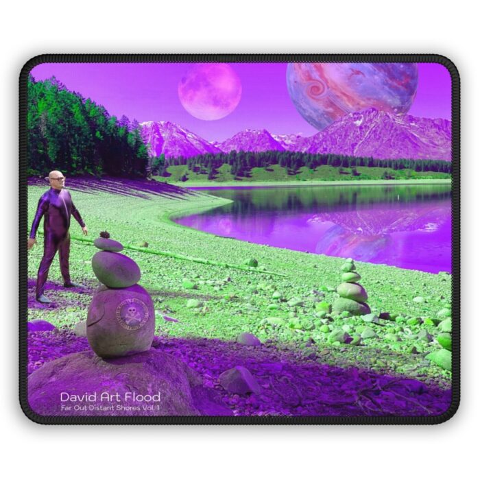 Far Out Distant Shores Vol. 1 - David Art Flood - Rectangular Mouse pad